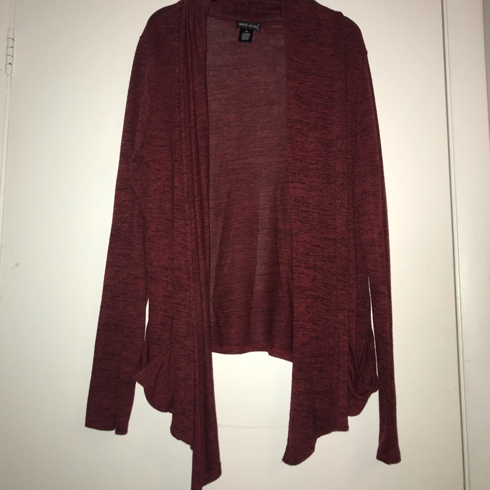 Wet Seal Red cardigan